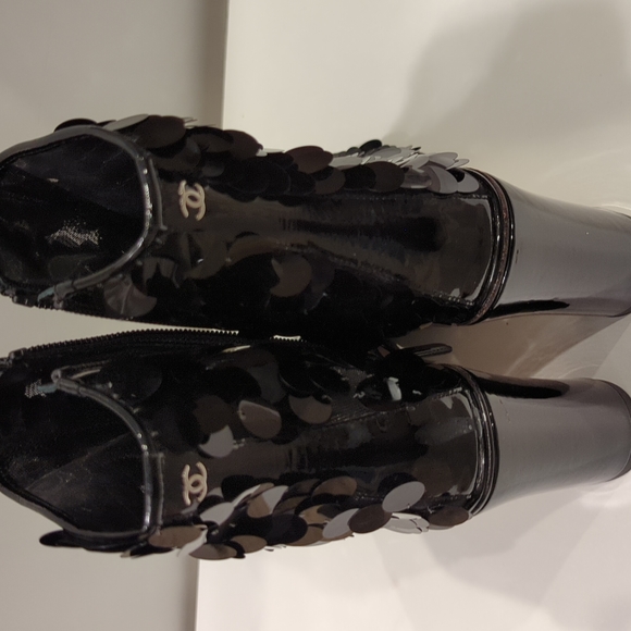 Chanel Sequin Booties - Picture 4 of 4